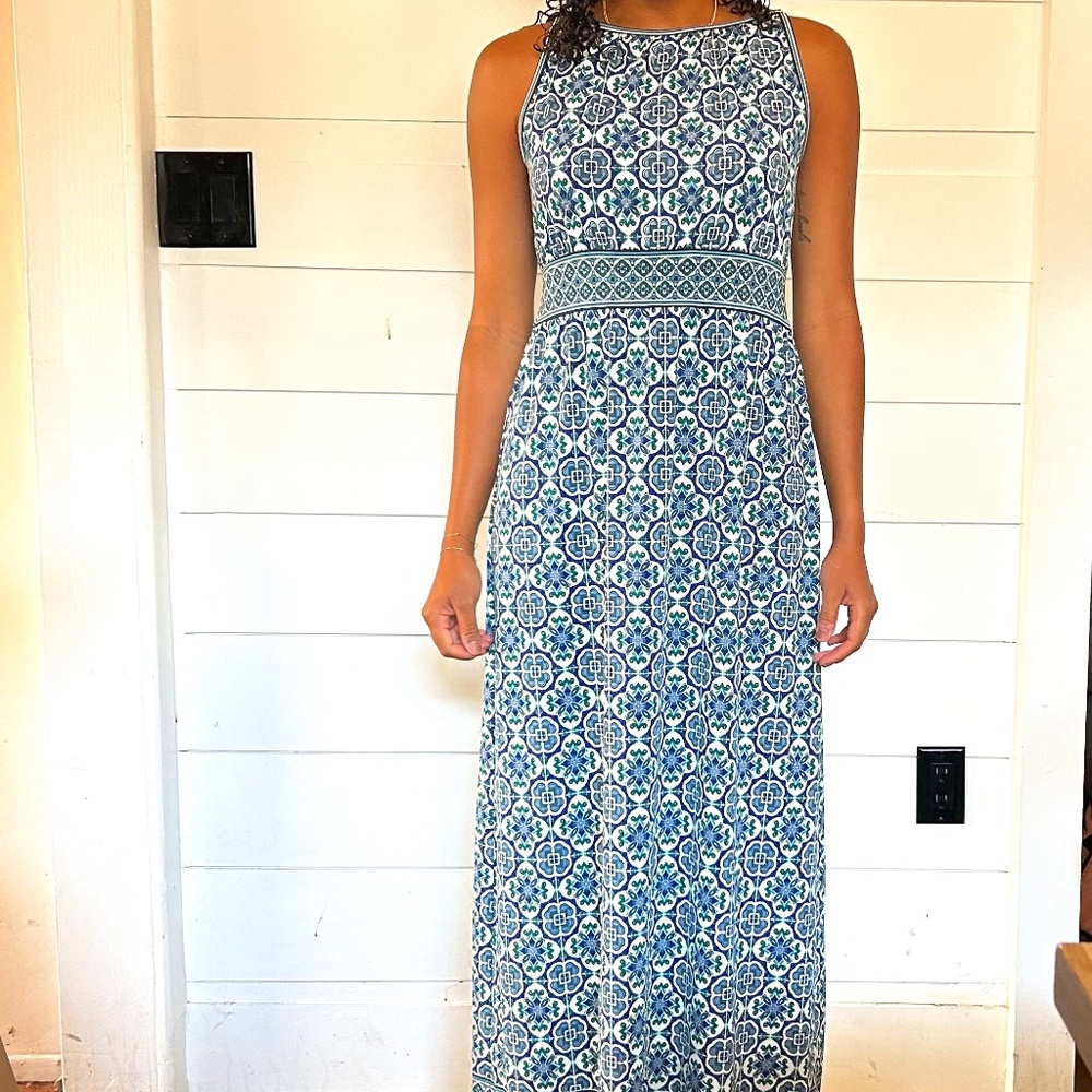 Max Studio Long Sleeveless Dress